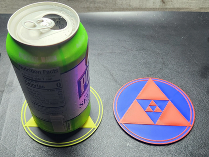 Legend of Zelda Triforce Coaster Set