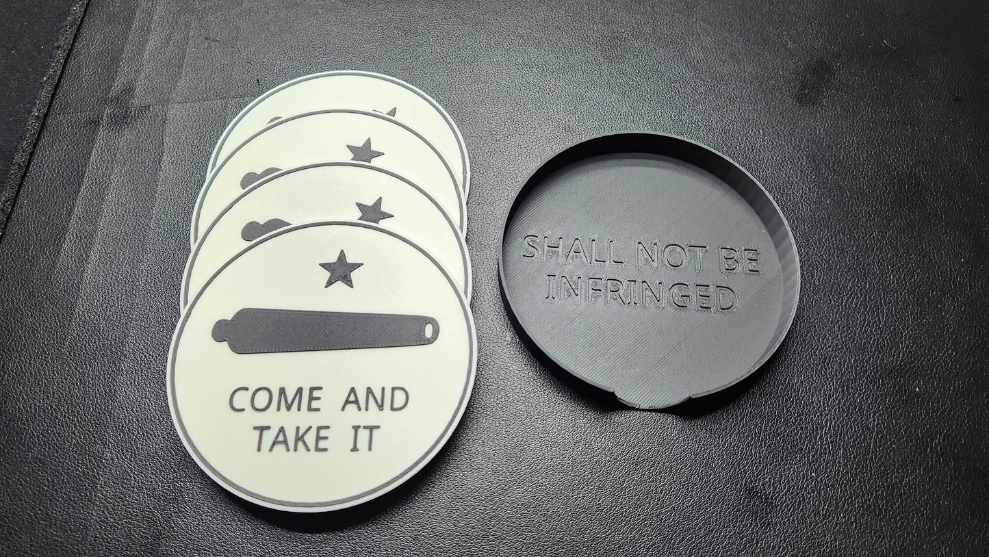 Come And Take It Coaster Set